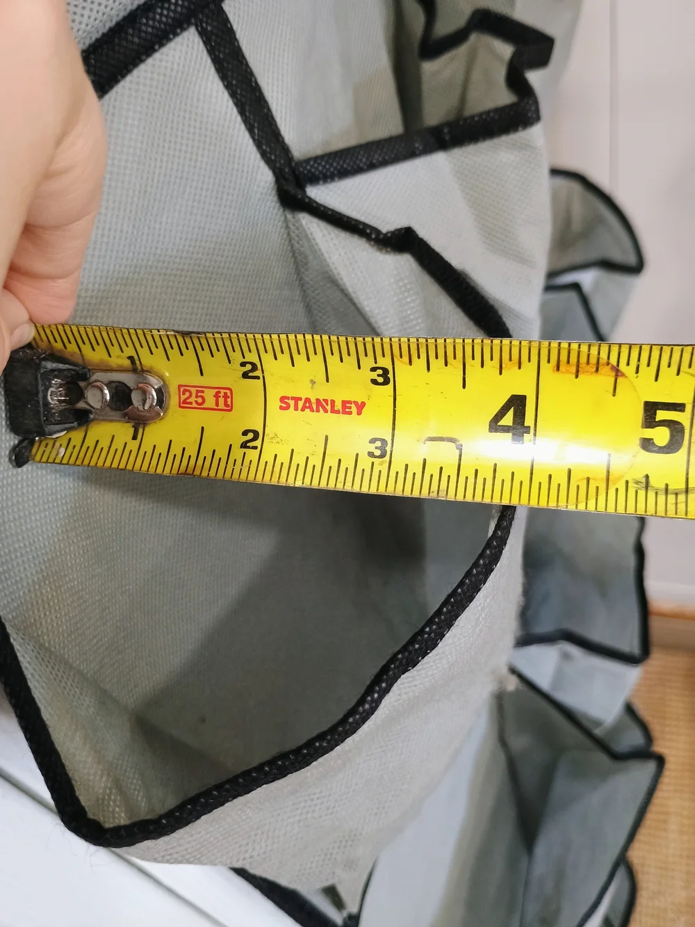 Over-the-Door 24-Pocket Hanging Organizer - Gray